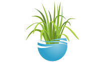 gulf south lawn landscape icon plant pot